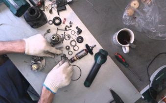 Как отремонтировать болгарку своими руками